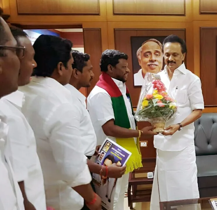  MK Stalin attends Emmanuel Sheeran's memorial for the first time